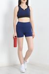 Fitness Şortlu Takım Lacivert - 41314.1255.
