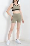Fitness Şortlu Takım Açıkhaki - 41314.1255.