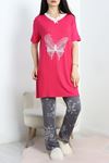 Ringviskon Pijama Takımı Fuşya - 50632.1931.