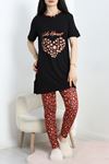 Ringviskon Pijama Takımı Siyahkiremit - 50632.1931.