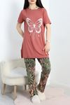 Ringviskon Pijama Takımı Gülkurusu - 50632.1931.