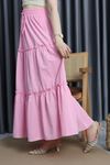 Bisou Katlı Etek Pembe - 90028.1437.