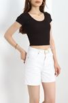 Ön Arka U Yaka Kaşkorse Body Siyah - 70479.1872.
