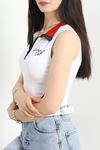 Sıfır Kol Crop Body Beyaz - 70519.1855.