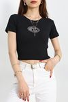 Kaşkorse Crop Body Siyah - 41340.1856.