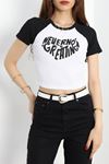Kaşkorse Crop Body Beyaz - 41340.1856.