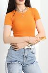 Fitilli Crop Body Oranj - 70551.1856.