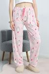 Süprem Pamuk Pijama Altı Pembeçizgili - 50683.1928.