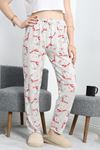 Süprem Pamuk Pijama Altı Grikırmızı - 50685.1048.