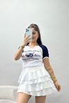Kaşkorse Crop Body Beyazlaci - 41340.1856.