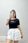 Kaşkorse Crop Body Siyah - 41340.1856.