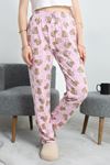 Süprem Pamuk Pijama Altı Pembekahve - 50685.1048.