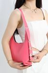 Kuşgözlü Baget Çanta Pembe - 41807.1624.