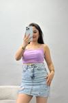 İp Askı Crop Atlet Lila - 41348.1595.