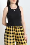 Oval Yaka Atlet Siyah - 41804.1595.
