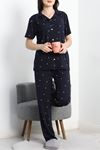 Milan Kumaş Düğmeli Pijama Takımı Küçükkalp - 750.1287.