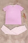 5-12 Yaş Milan Baskılı Pijama Takımı Pudra - 50726.1048.