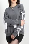 Fiyonklu 2 İplik Sweat Füme - 50492.1857.