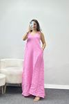 Müslin Astarlı Elbise Pembe - 41959.2044.