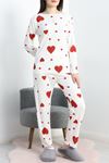 Pegasus Alt Üst Aynı Pijama Takımı Beyazbordo - 50749.1048.
