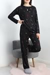 Pegasus Alt Üst Aynı Pijama Takımı Siyahkalp - 50749.1048.