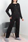 Pegasus Alt Üst Aynı Pijama Takımı Siyahkiraz - 50749.1048.