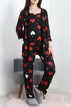 Pegasus Üçlü Pijama Takımı Kırmızıbenek - 66666.1287.