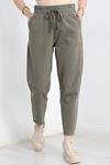 Gabardin Lastikli Kot Pantolon Haki - 31137.1184.