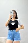 Reglan Kol Likralı Kompak Penye Beyaz - 90996.1878.
