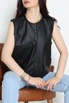 Deri Yelek Siyah - 8736.2126.
