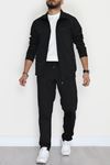 Dalgıç Kumaş Erkek Eşofman Takımı Siyah - 42537.1937.