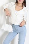 Astarlı Deri Ceket Beyaz - 8678.179.