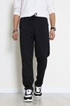 Rahat Kesim Penye Pike Erkek Pantolon Siyah - 81377.1837.