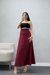 Scuba Kumaş Çan Etek Bordo - 51231.1567.