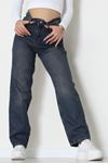 Tokalı Baggy Kot Pantolon Mavitint - 31558.2088.