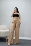 Bol Paça Deri Pantolon Camel - 50228.1995.