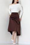 Scuba Kumaş Çan Etek Kahve - 51231.1567.
