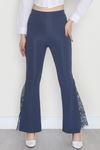 Tüllü İspanyol Paça Tayt İndigo - 50886.1905.