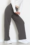 Zra Krep Lastikli Çımalı Pantolon Antrasit - 51251.1837.