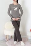 Kaşkorse Pijama Takımı Kahve - 52141.1567.