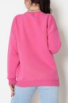 3 İplik Bisiklet Yaka Sweat Fuşya - 42242.1878.