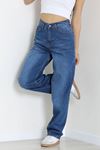 Kadın Baggy Kot Pantolon Mavi Model TV-78522