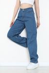 Kadın Baggy Kot Pantolon Mavi Model TV-82621