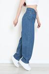 Kadın Baggy Kot Pantolon Mavi Model TV-82621