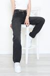 Kadın Baggy Kot Pantolon Koyufüme