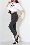 Kadın Mom Kot Pantolon Füme Model TV-91908