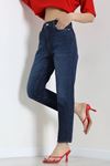 Kadın Mom Kot Pantolon Koyumavi Model TV-91746