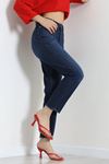 Kadın Mom Kot Pantolon Koyumavi Model TV-91746