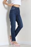 Kadın Mom Kot Pantolon Ortamavi Model TV-91745