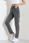 Kadın Mom Kot Pantolon Füme Model TV-91901
